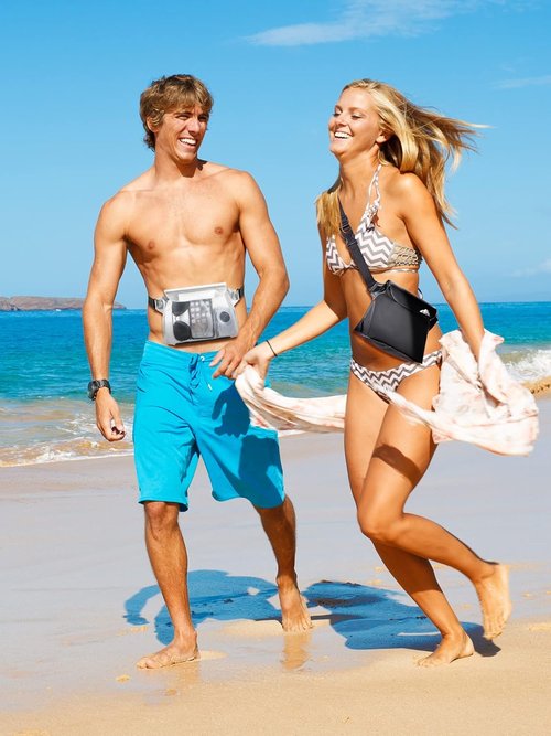 HEETA Waterproof Pouch - Touchscreen Dry Bag with Adjustable Waist Strap | Perfect for Kayaking, Swimming & Beach Activities
