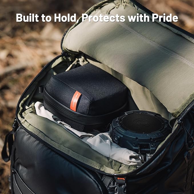 PGYTECH Hard Lens Filter Pouch Up to 100mm, 7 Pockets Camera Filter Bag
