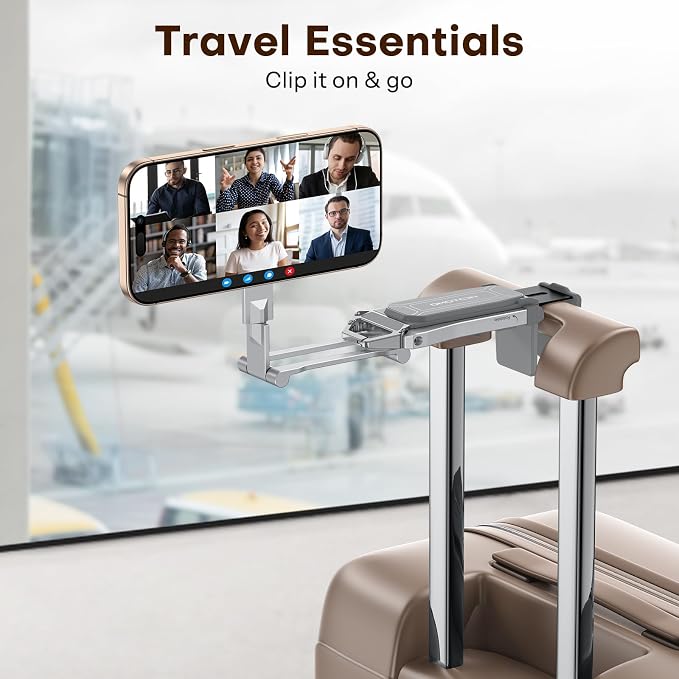 OMOTON TP02 360°Rotating for MagSafe Tripod Mount, Adjustable Aluminum Magnetic
