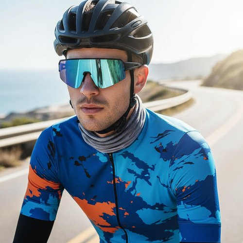 AVV Polarized Sports Sunglasses for Men Women - UV400 Protection Cycling Glasses with Lightweight TR90 Frame, Ideal for Running Baseball Fishing Driving