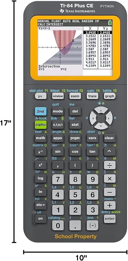 Texas Instruments TI- 84Plus CE Teacher's 10 Pack Graphing Calculator