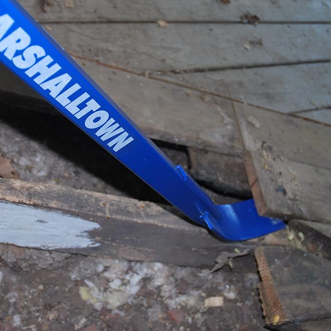 Marshalltown Little Monster Pry Bar, All Steel, 46 inches, Concrete, Made in The USA, 14956