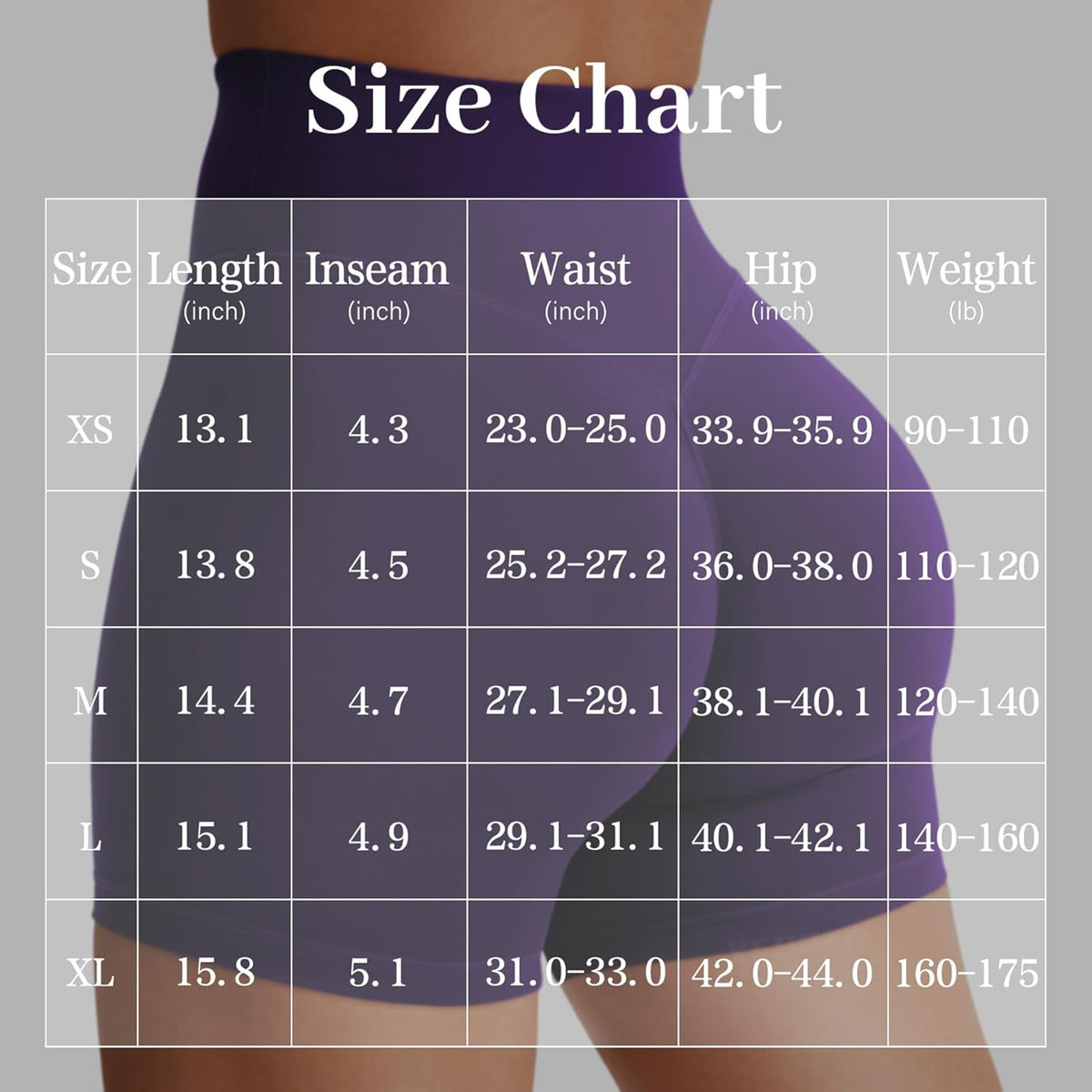 YEOREO Women's Biker Shorts - High Waist Tummy Control | 3.6", 4.5", 6" Sizes for Yoga & Gym Workouts
