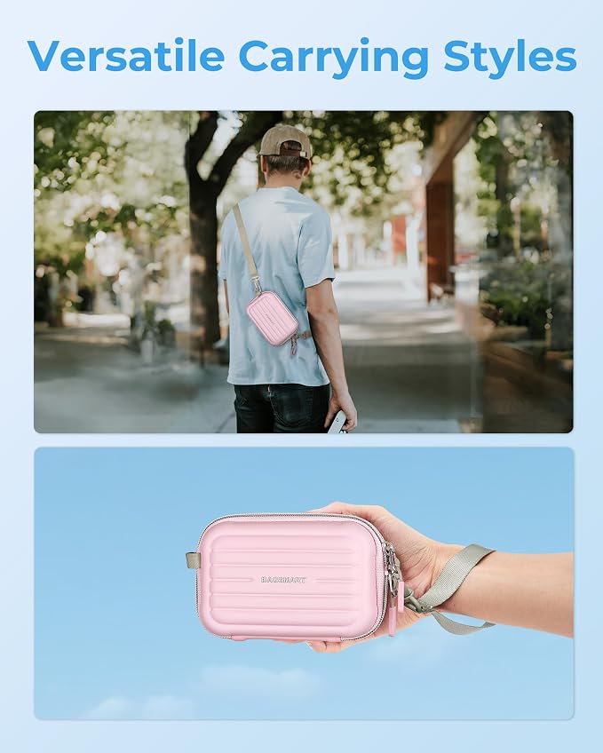 BAGSMART Digital Camera Case, Protective & Waterproof Small Camera Case