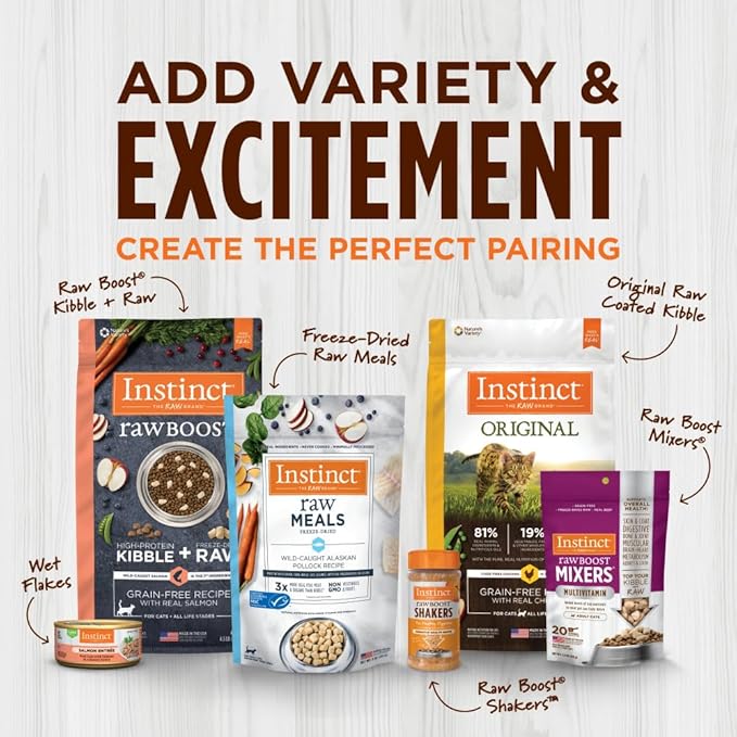 Instinct Raw Boost, Natural Dry Dog Food with Freeze Dried Pieces, High Protein, Grain Free Recipe - Real Chicken, 10 lb. Bag
