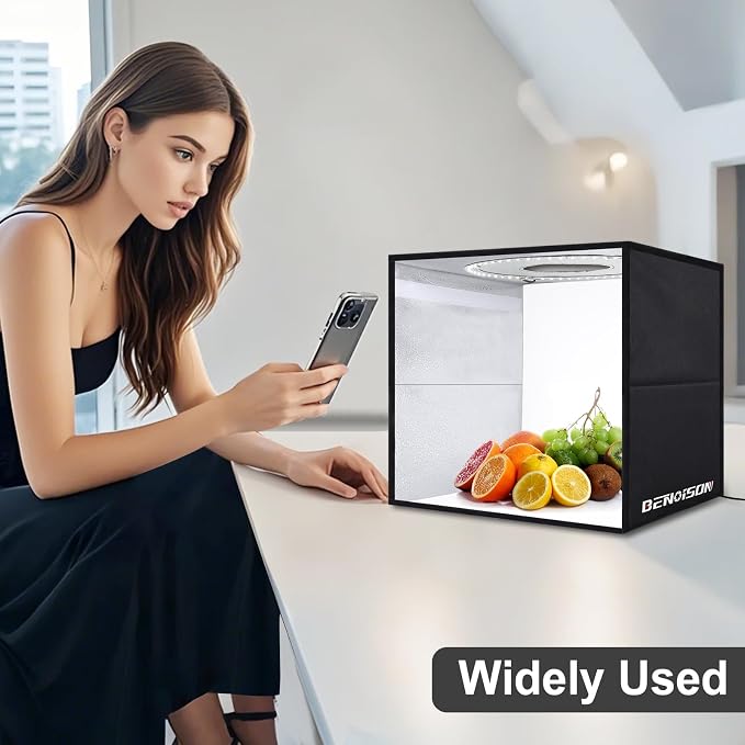 BENOISON Light Box Photography 16"x16" Portable Shooting Tent