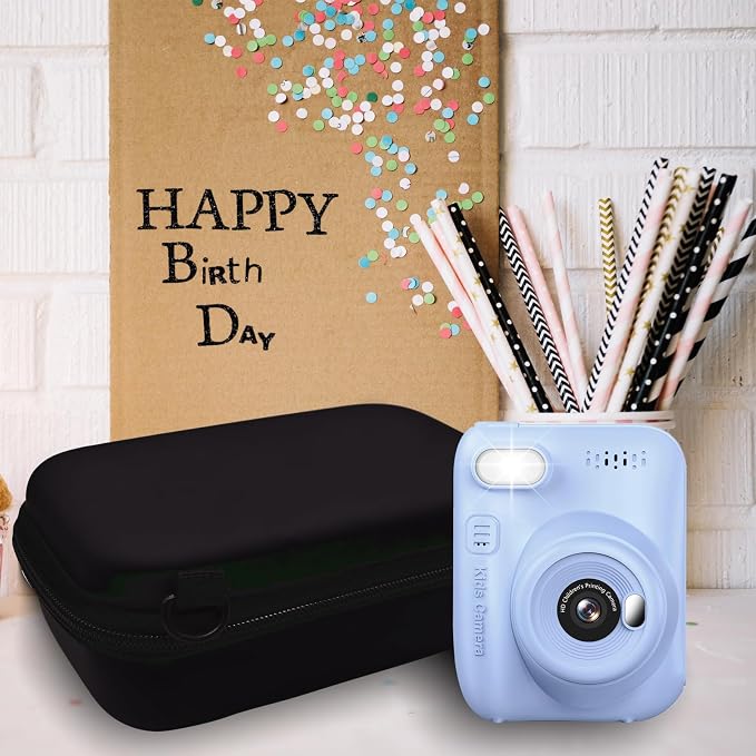 Instant Print Film Camera Case for Kid Cameras & Digital Video Camera, Hard