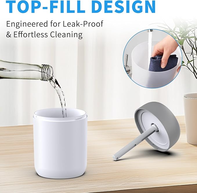 Night Lights Humidifiers For Bedroom, USB Rechargeable, LED Lights For Bedroom,4 Mode Portable Humidifier Fit For Various Scenarios,<28dB, Auto Shut-off, Ideal For Home Travel Plants(Gray)