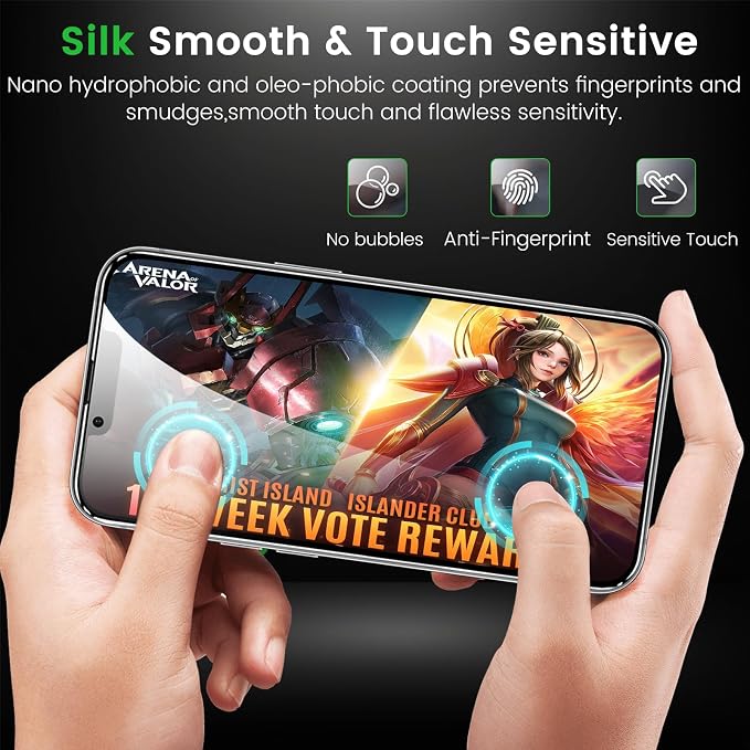 Romkasi 3 Pack Privacy Screen Protector