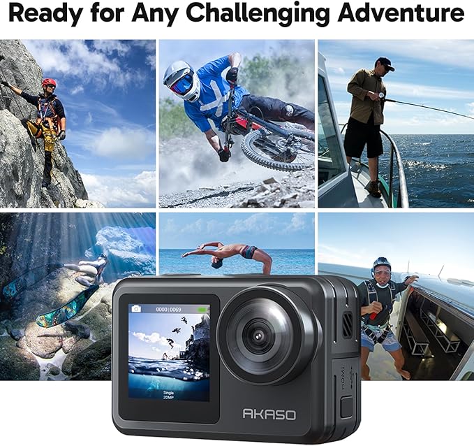 AKASO Brave 7 LE 4K30FPS 20MP WiFi Action Camera
