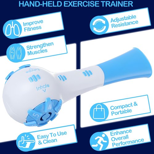 EXCYINSI Hand-Held Fitness Exercise Trainer - Exerciser for Muscle Training, Easy to Use for Practice to Improve Fitness