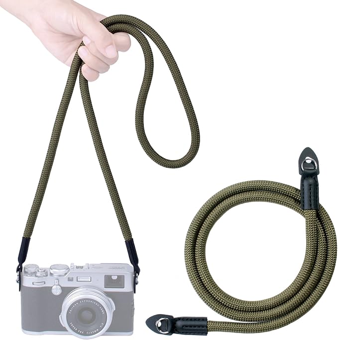 VKO Vintage Camera Neck Strap, Nylon Rope Camera Shoulder Straps
