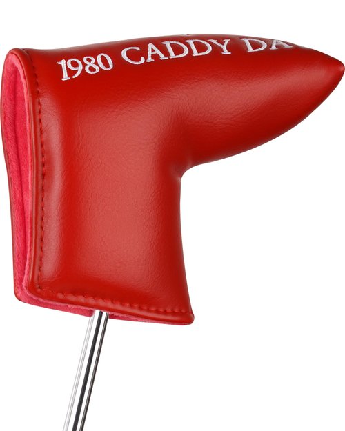 BIG TEETH Golf Blade Putter Cover Headcover Club Protector Magnetic Bar Closure Lucky Putter Cover (Red Caddyshack)