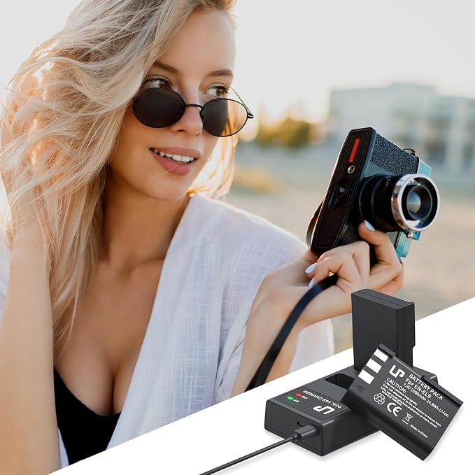 LP EN-EL9 EN EL9a Battery Charger Pack, D5000 Digital SLR Cameras