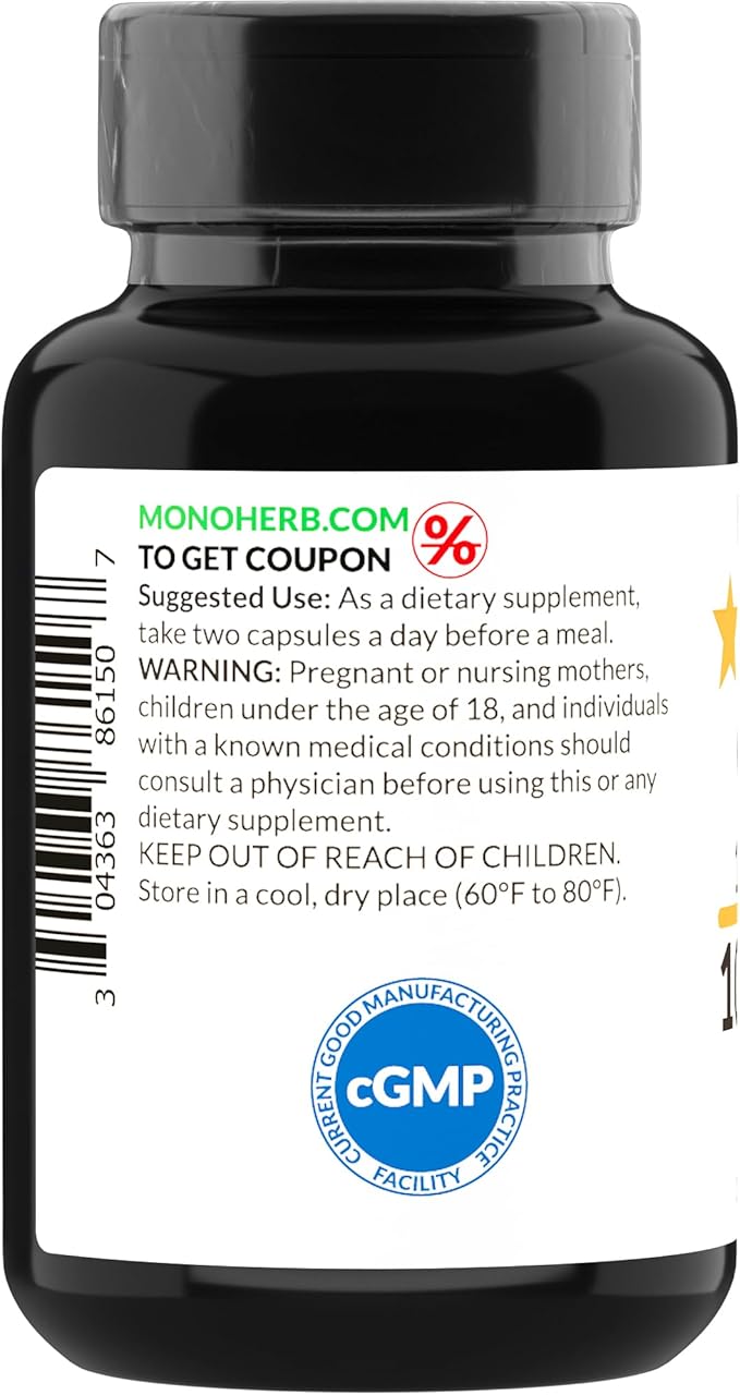 Chaga Mushroom Extract 1000 mg - 90 Vegetarian Capsules