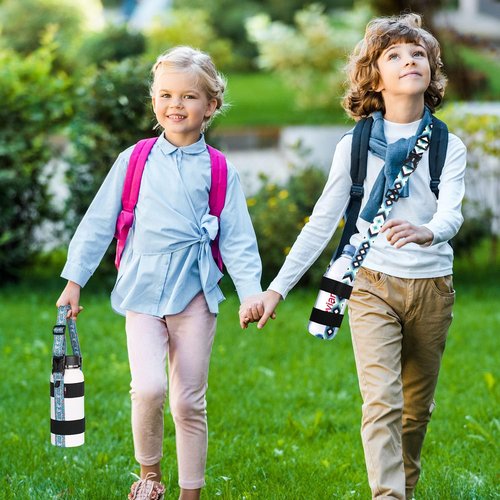 HEYSKAY Water Bottle Holder - Adjustable Sling for Owala FreeSip, Hydro Flask & Universal Bottles | Ideal for Walking & Hiking