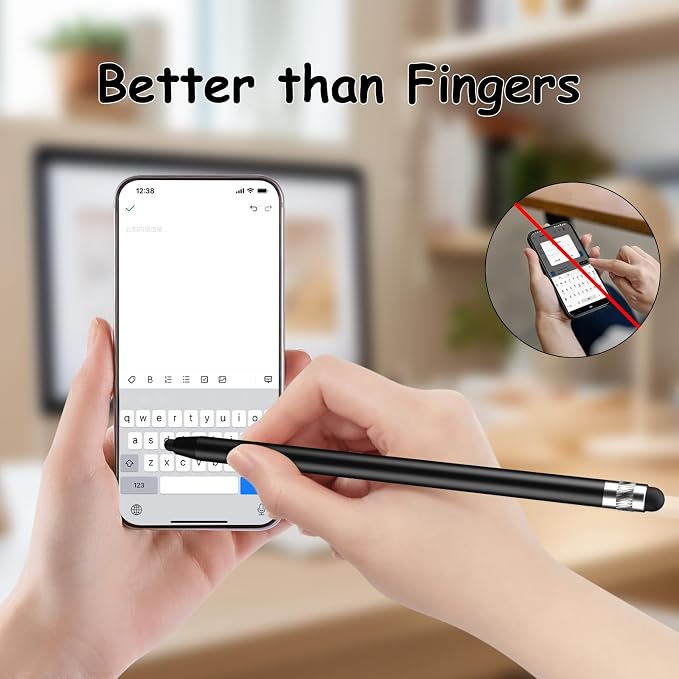 Stylus Pen for Touchscreen, Digiroot 4 Pcs Stylus Pens for iPad, High