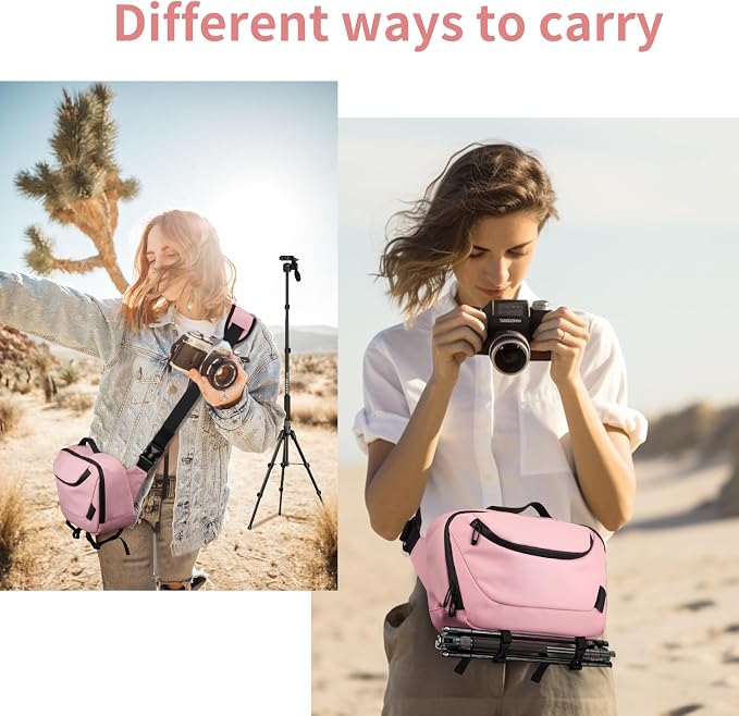 TAAOKA Camera Sling Bag, Waterproof Camera Case
