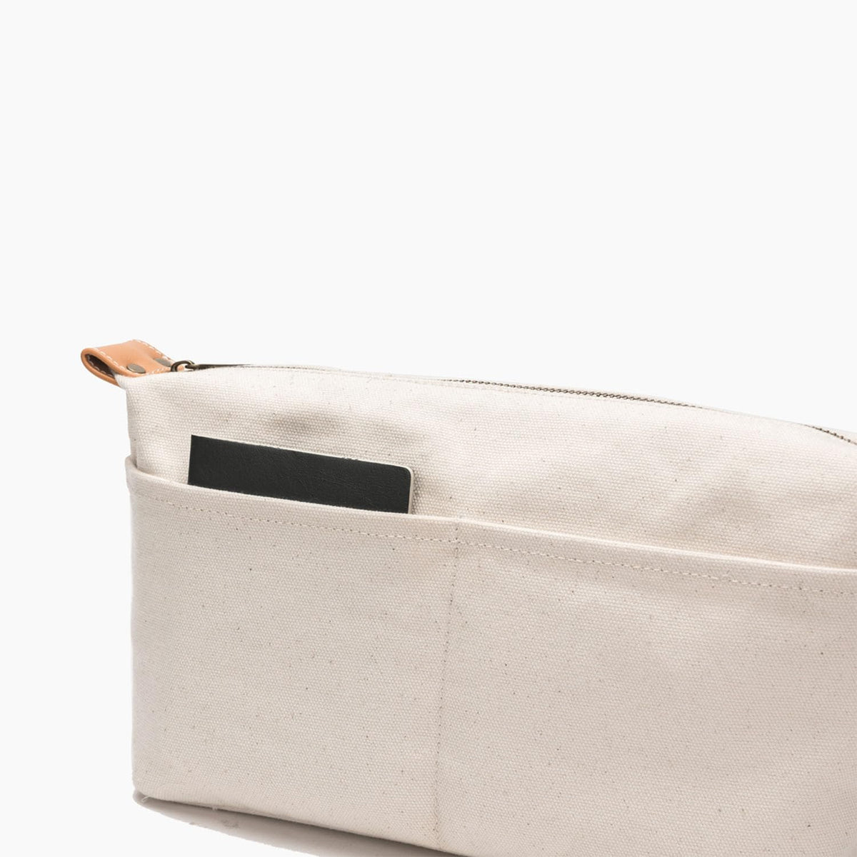 Insert Storage Bag Purse Organizer and Cosmetic Travel Bags for Women Makeup Bag with Compartments Three Sizes Cotton Canvas built-in compartments functiona and fashionable