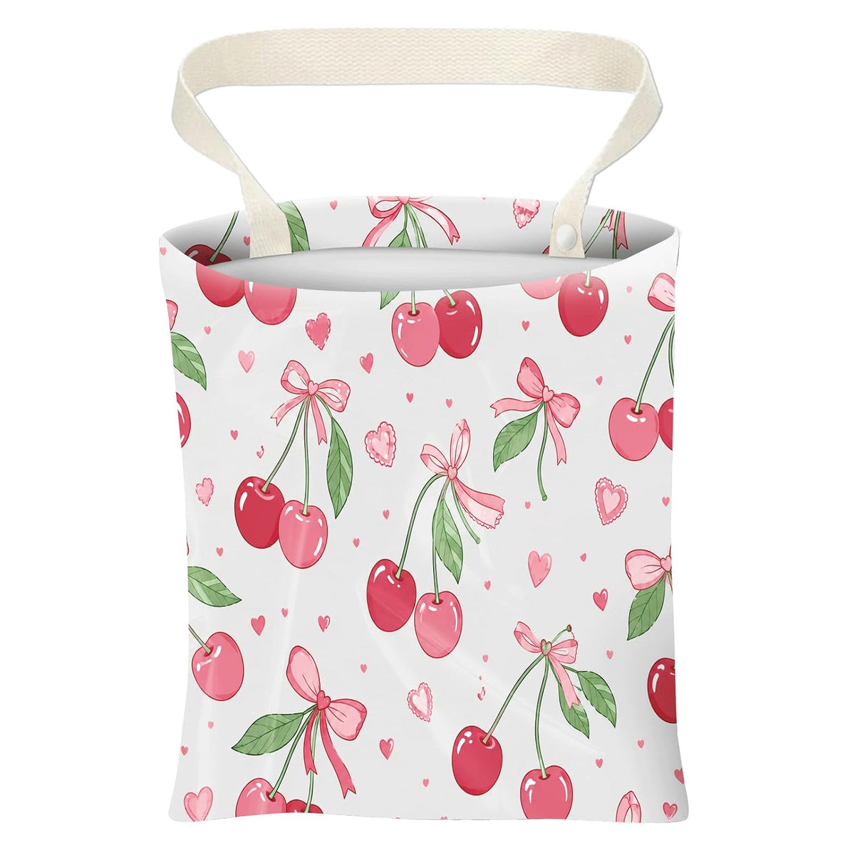 Car Trash Can, Cute Car Trash Bag, Hanging Car Organizer and Storage Bag, Trash Bin for Car Accessories, Vehicle, Travelling, Camping Cute Blue Floral