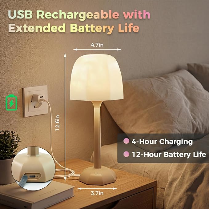 RICHMYC Waterproof Shower Lamp with Remote, 16 Colors Ocean Wave Projector Lamp for Bathroom, Cordless Rechargeable Night Light, Ambient Mood Lighting for Inside Shower, Bathtub, Spa