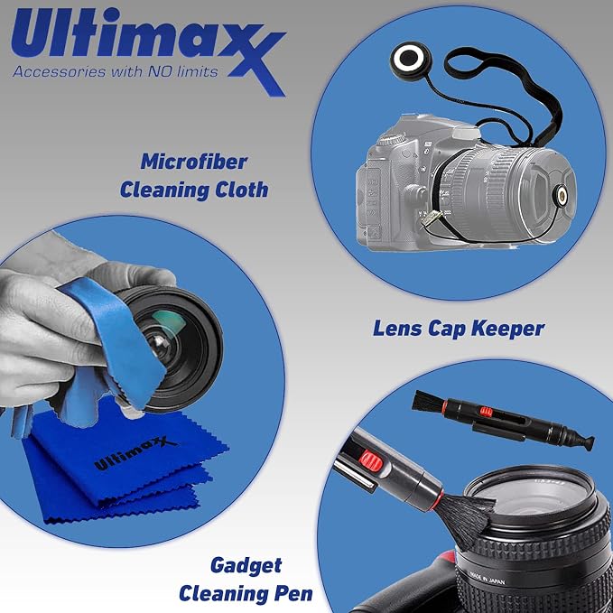 Ultimaxx 58MM Complete Lens Filter Accessory Kit