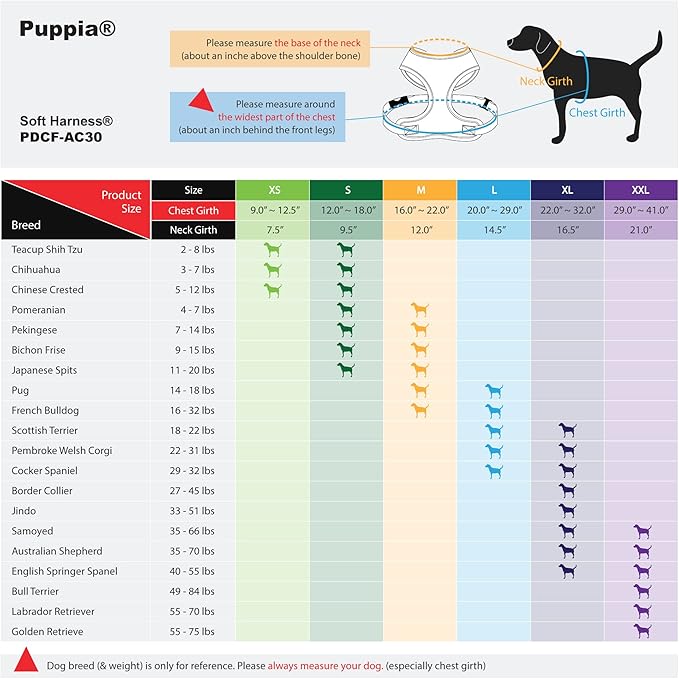 Puppia Soft Dog Harness No Choke Over-The-Head Triple Layered Breathable Mesh Adjustable Chest Belt and Quick-Release Buckle, Beige, Small (Pack of 2)