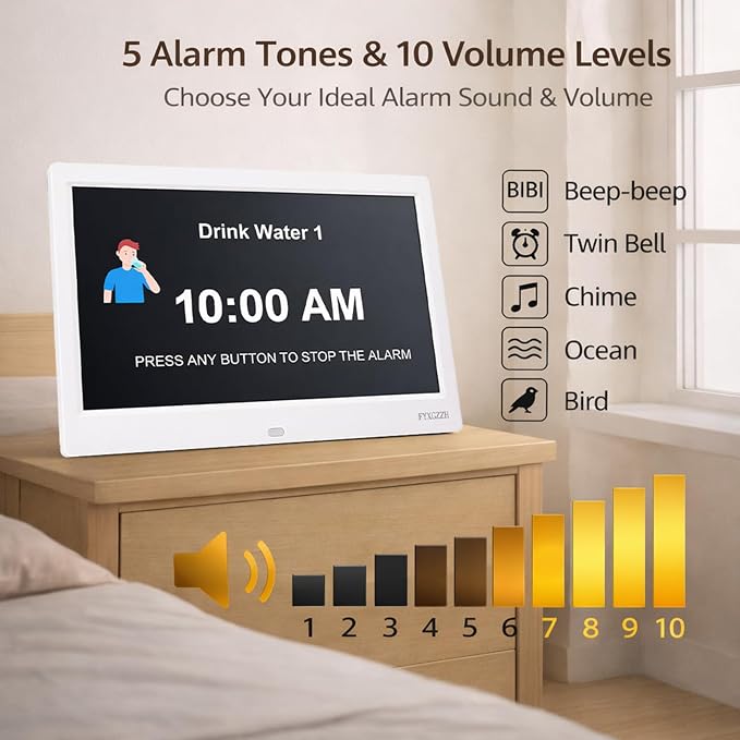 11.5'' Dementia Clocks for Seniors Extra Large, Senior Clocks
