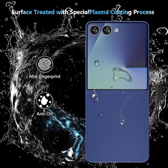 Compatible with Samsung Galaxy Z Flip 7 Back screen protector Tempered Glass 3