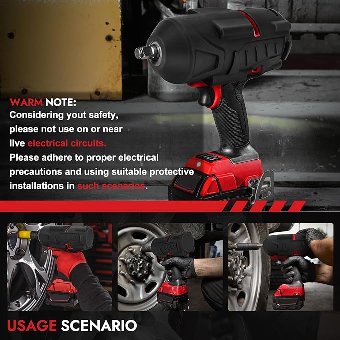 49-16-2864 M18 3/4 Impact Protective Boot For Milwaukee 2864-20 2863-20 2862-20 M18 3/4" Fuel High Torque Impact Wrench