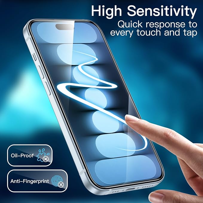 JETech Screen Protector for iPhone 15 Plus 6.7-Inch