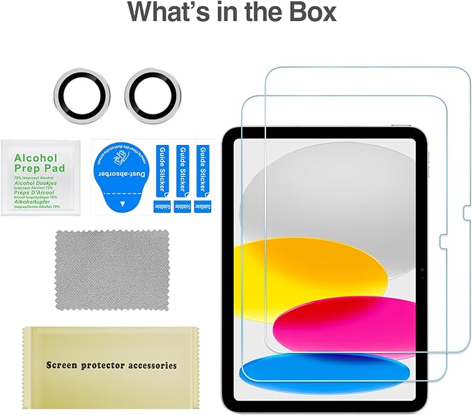 ProCase Screen Protector for iPad A16 2025 11th/10th 2022 Generation, 2