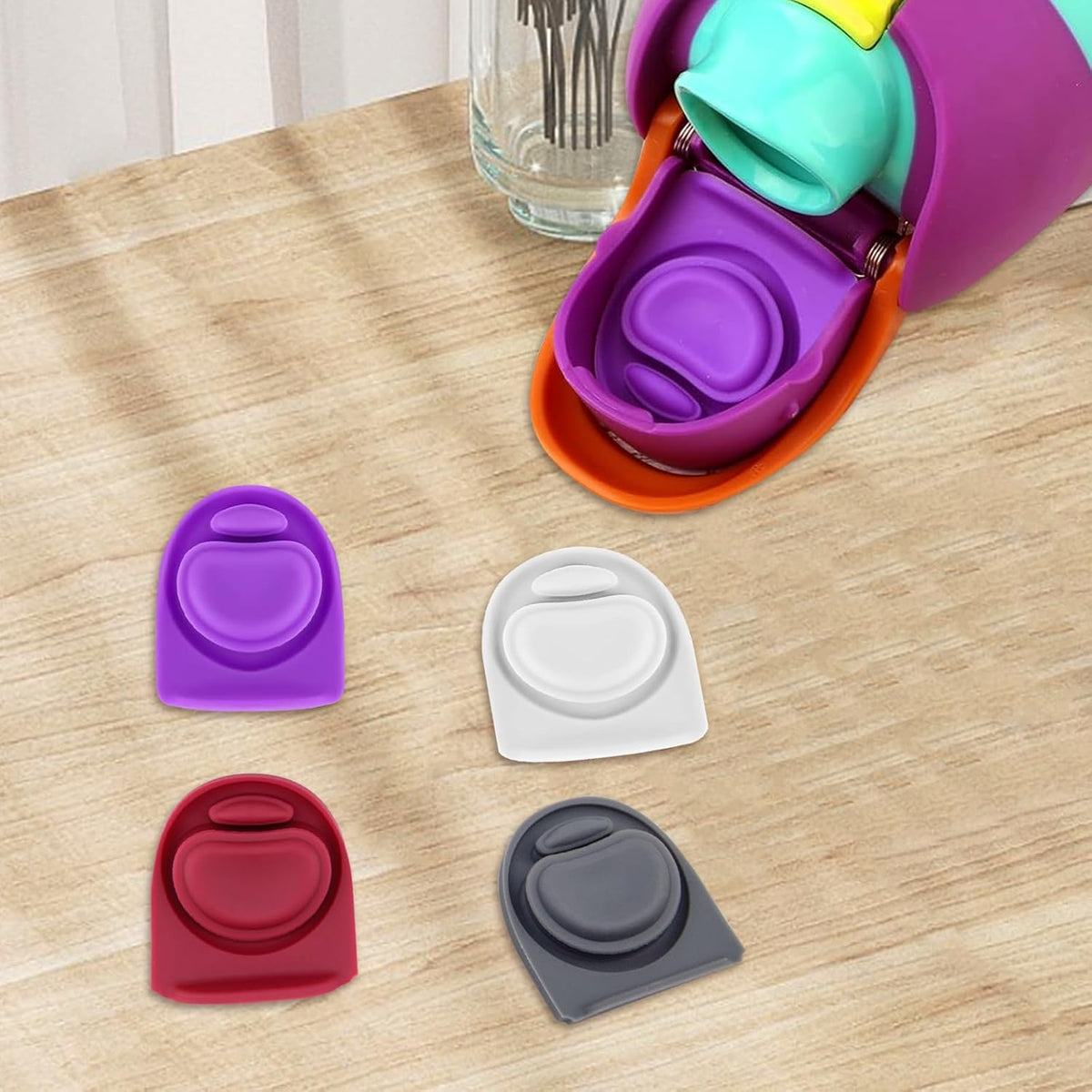 Owala | 4 Pcs Replacement Lid Rubber Seal Gasket - Compatible with FreeSip Water Bottles (16-40 oz)