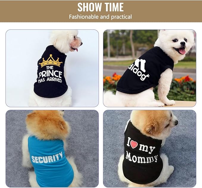 Personalized Dog Shirt Custom Pet T Shirts for Small Large Dogs Customized Puppy Clothes with Name Logo Picture Breathable Pets Sleeveless Vest Apparel Gifts, Light-Pink, S