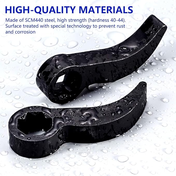 Pry Bar Wrench Adaptor Head, Crowbar Adapter Head Tool, Half Shaft Removal Car Repairing Tools 3/8" Drive
