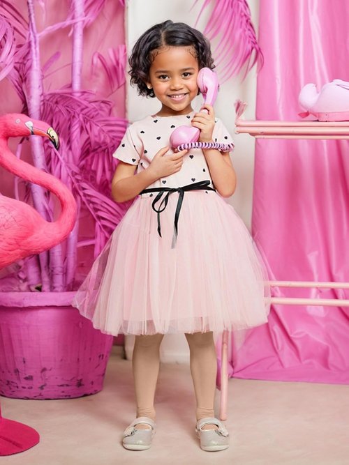 DIPUG Ballet Tights for Girls - Soft, Thick Footed Dance Tights for Toddlers & Kids