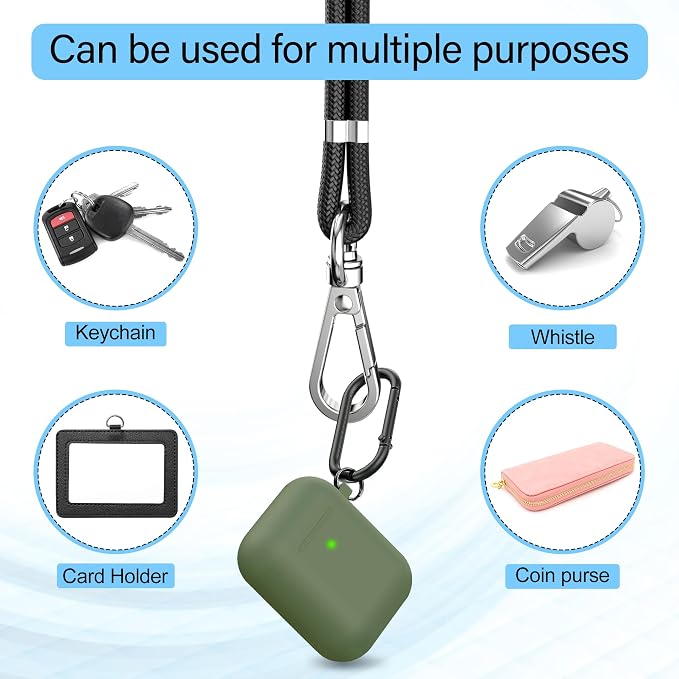 takyu Phone Lanyard, 2 Pack Adjustable CellPhone Lanyard Crossbody Neck Strap