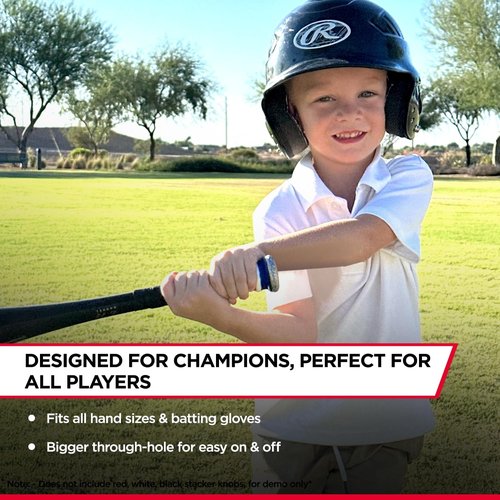 Grip-N-Rip II Softball Bat Taper - Non-Slip Ergonomic Grip for Enhanced Comfort & Performance