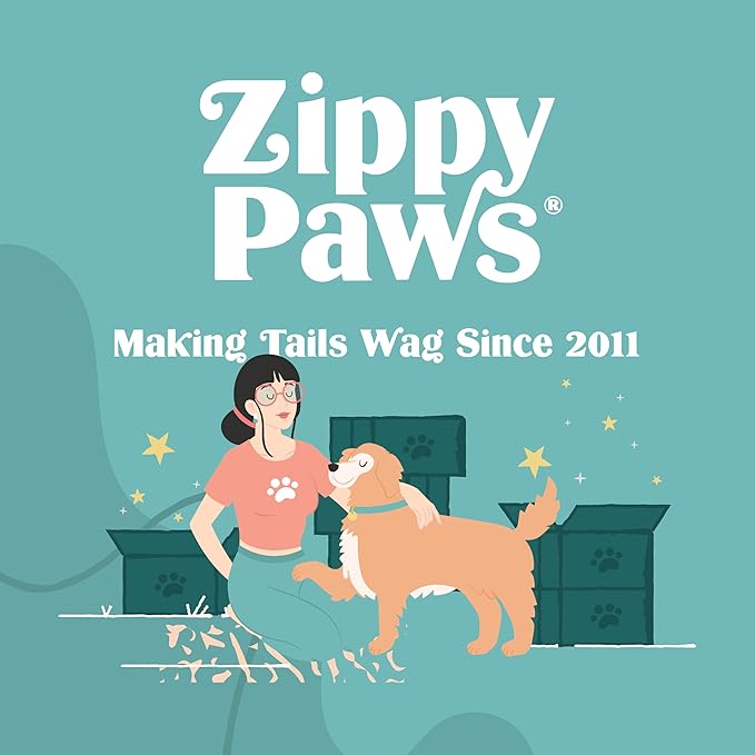 ZippyPaws NomNomz - Dog Squeaky Toys to Keep Them Busy, Funny Food Plush for Small & Medium Dogs, Cute Stuffed Puppy Toy, Pet Products, Gift for Dogs of All Breeds, Soft and Cuddly - Ice Cream