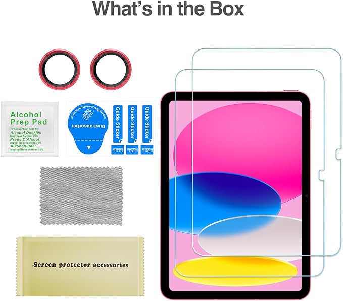 ProCase Screen Protector for iPad A16 2025 11th/10th 2022 Generation, 2