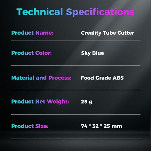 Creality Official Tube Cutter, Universal PTFE & Filament Cutter