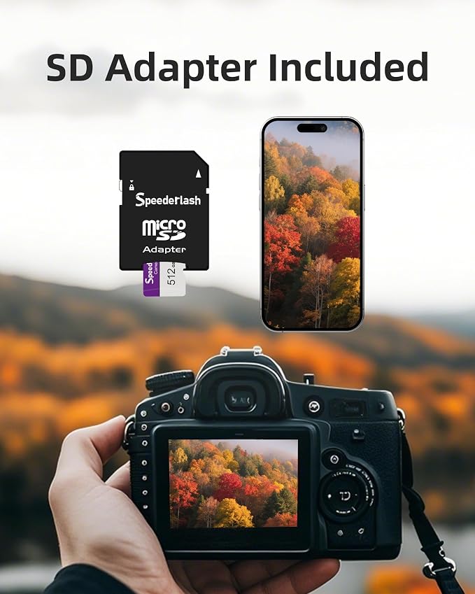 Micro SDXC Memory Card 32GB 2Pack, Speederlash Camera Plus TF Card