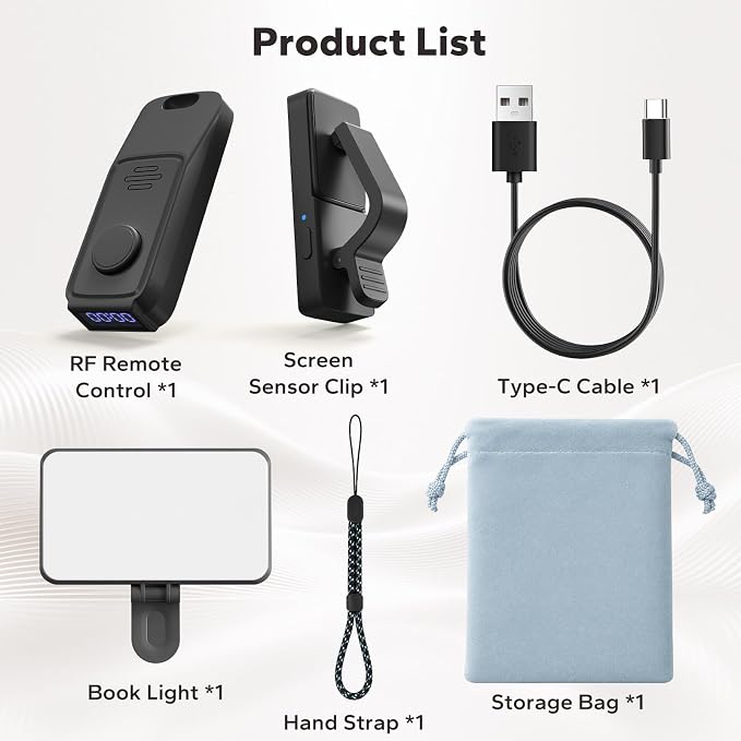 RF Remote Control Page Turner