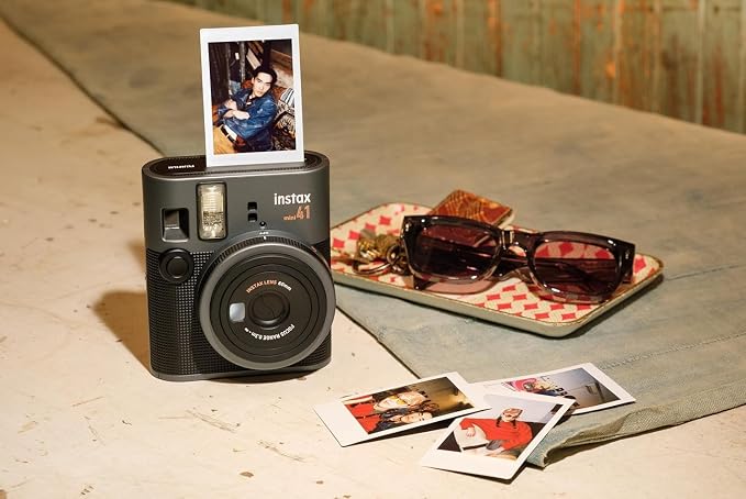 Fujifilm Instax Mini 41 Instant Camera Vintage Black. + Fujifilm Value Pack +