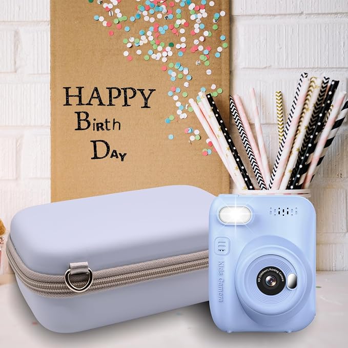 Instant Print Film Camera Case for Kid Cameras & Digital Video Camera, Hard