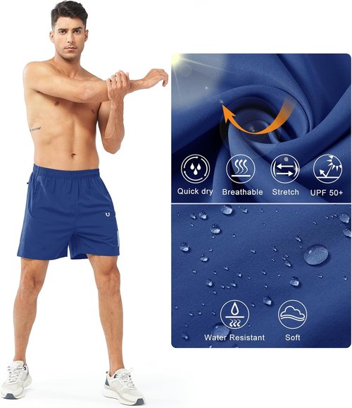 NORTHYARD Men's Athletic Running Shorts - Quick Dry Lightweight Gym Wear | 5"/7"/9" Options