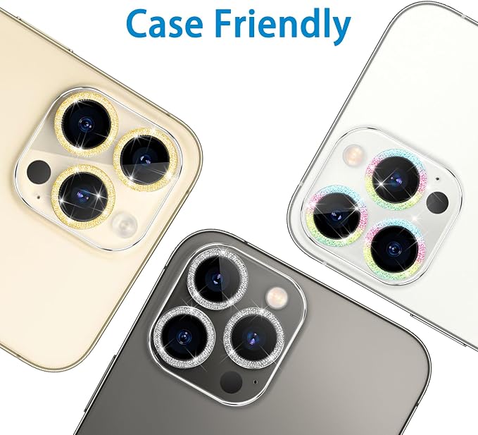 3 Pack Dengduoduo Tempered Glass Camera Lens Protector