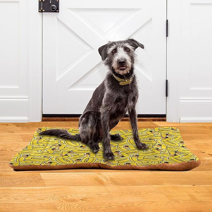 Rubber Duck Pet Bed Cute Dog Bed Mat Absorbing Non Slip Pad Pet Sleeping Mat for Small, Medium, and Large Dogs Puppy Cat 24 in x 18 in
