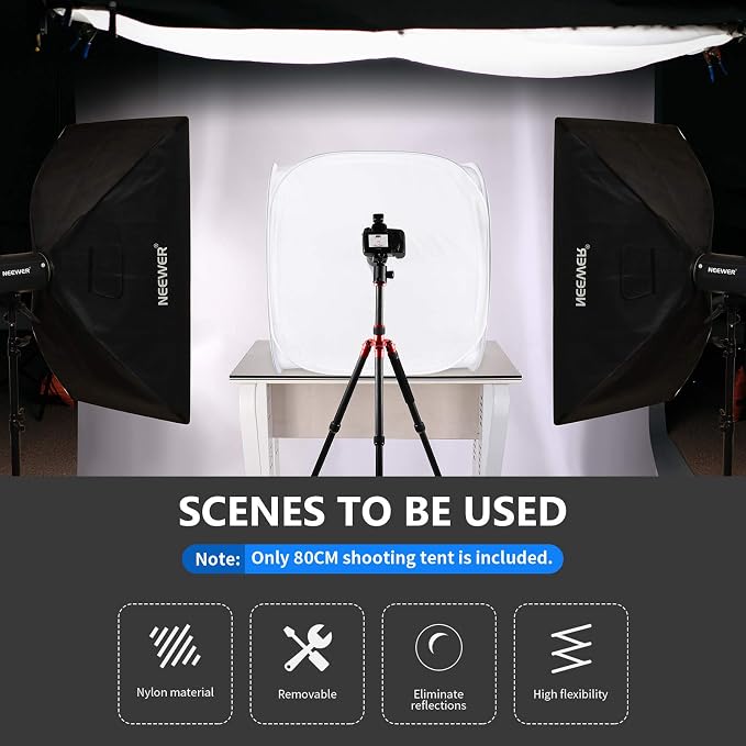 Neewer® 24x24 inch/60x60 cm Photo Studio Shooting Tent Light Cube Diffusion