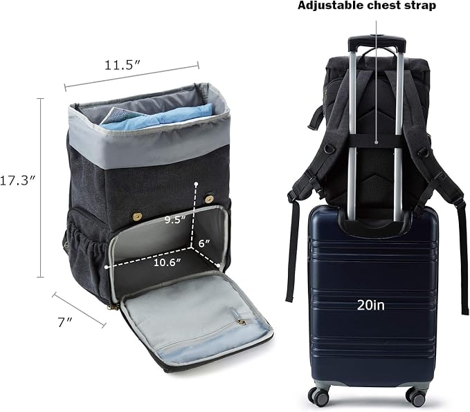 BAGSMART Camera Backpack, Large DSLR/SLR Waterproof Photography Bag Fit up to